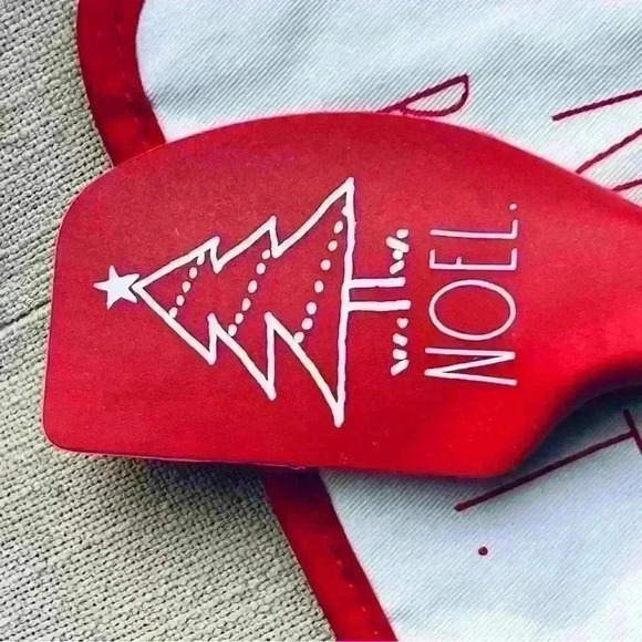 NEW Rae Dunn Measurements Spatula & Potholder SET on binder Ring MERRY & BRIGHT - Picture 11 of 12